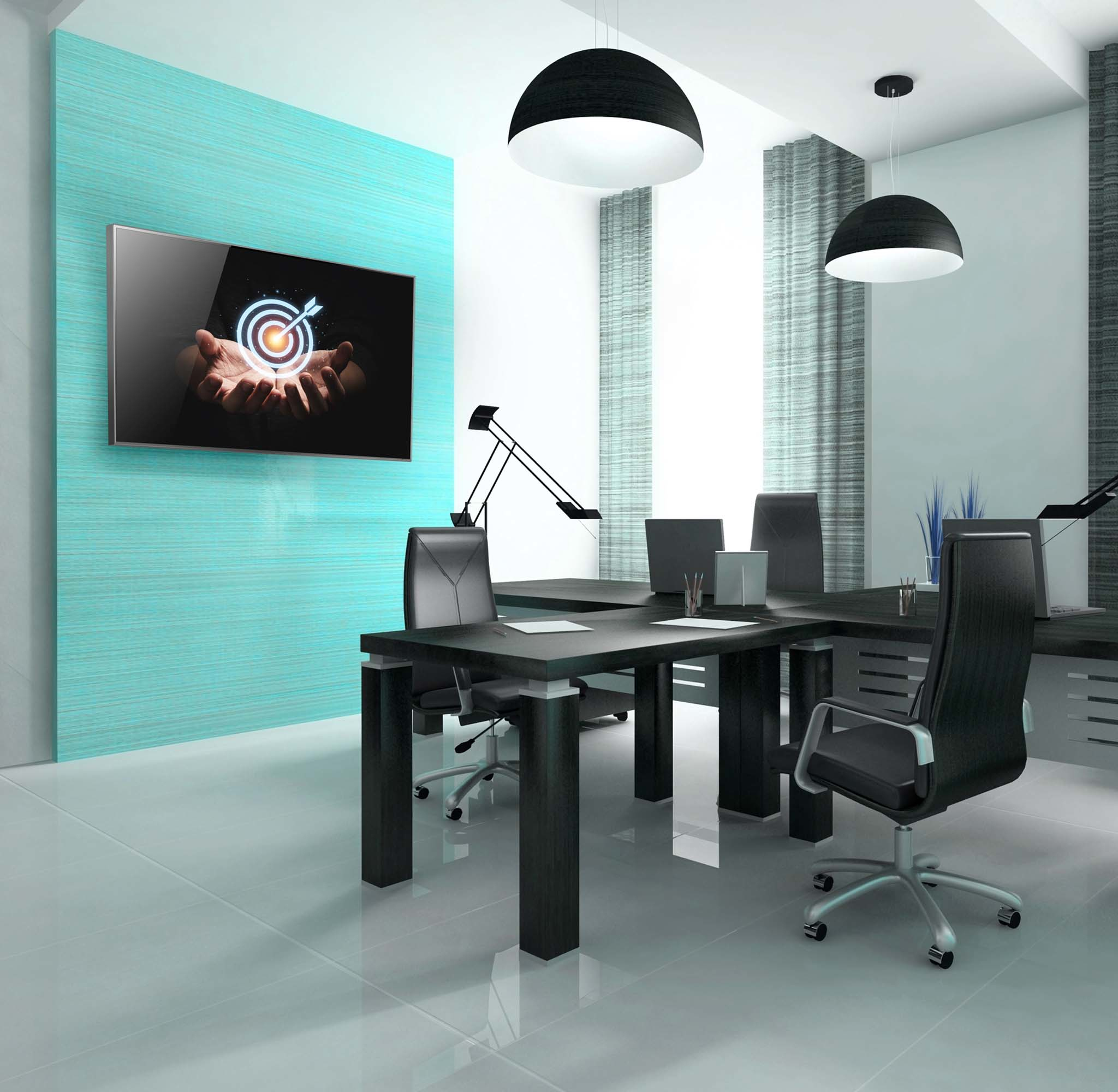 Edbak TWB1 tv-bevestiging 2,16 m (85") Zwart - Afbeelding 2