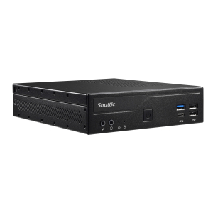 Shuttle Slim PC DH610S , S1700, 1x HDMI, 1x DP , 1x 2.5" , 2x M.2, 1x LAN (Intel 1G), 24/7 permanent gebruik, incl. VESA