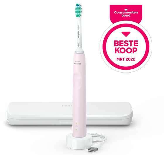 Philips 3100 series HX3673/11 Sonische, elektrische tandenborstel + reisetui