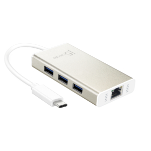 j5create JCH471-N USB-C™ Gigabit Ethernet & Hub Multi Adapter