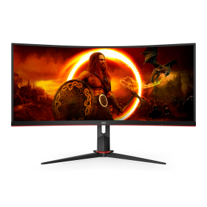 AOC G2 CU34G2XP computer monitor 86,4 cm (34") 3440 x 1440 Pixels UltraWide Quad HD LED Zwart