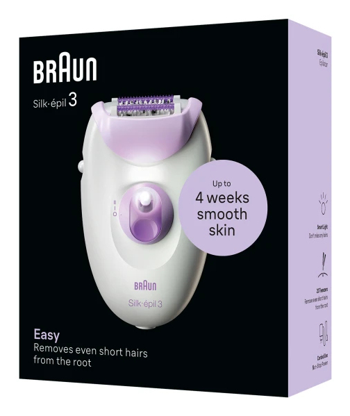 Braun Silk-épil 3 3-000 20 pincetten Paars, Wit - Afbeelding 2