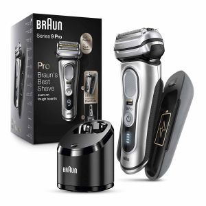 Braun Series 9 Pro 9477CC scheerapparaat Scheerapparaat met scheerblad Trimmer Zwart, Zilver