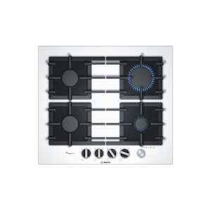 Bosch Serie 6 Gas cooktop PPP6A2M90 4 fields white color Wit Ingebouwd 60 cm Gaskookplaat 4 zone(s)