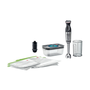 Bosch MS8CM61V1 blender Staafmixer 1000 W Zwart, Roestvrijstaal, Transparant