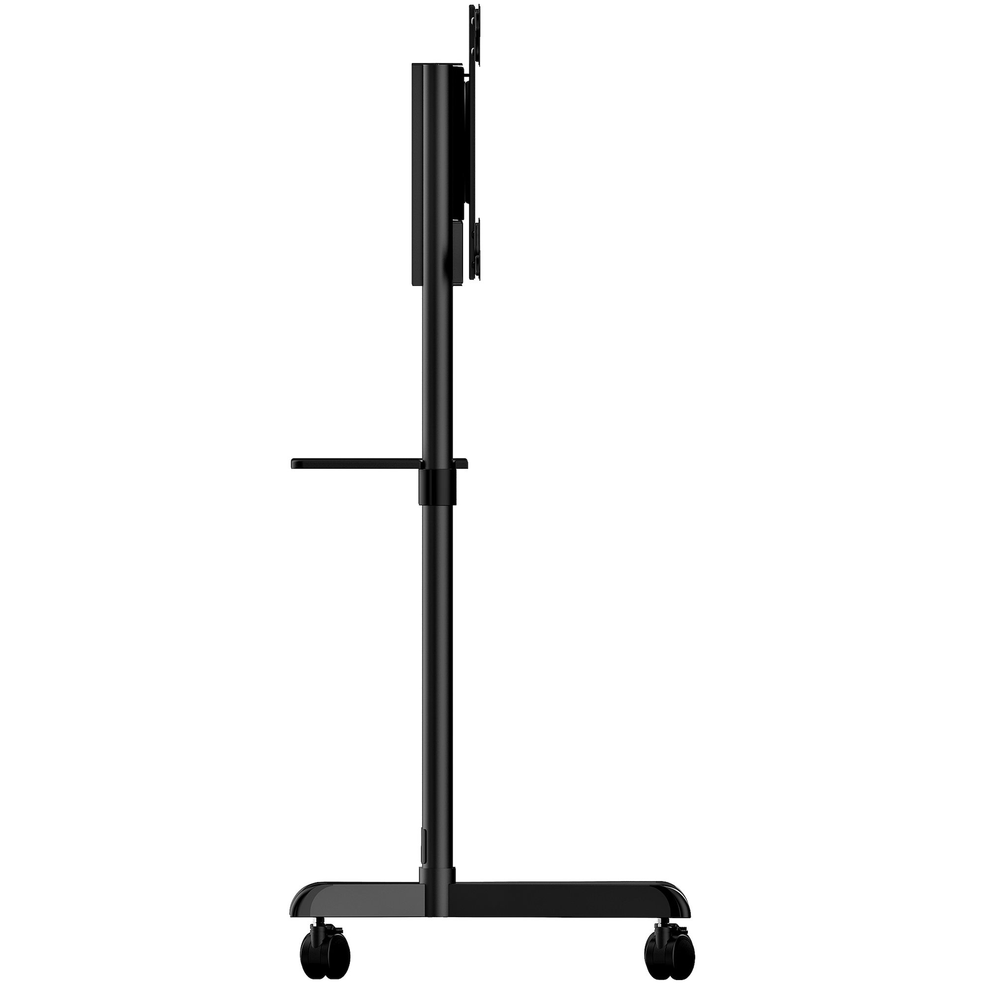 StarTech.com Verrijdbare TV Standaard - Mobiele TV Vloerstandaard voor 37-70" VESA Scherm (70kg) - TV Trolley met Schap en Opbergvak - Roteren/Kantelen - Universele TV Mount op Wielen - Afbeelding 3