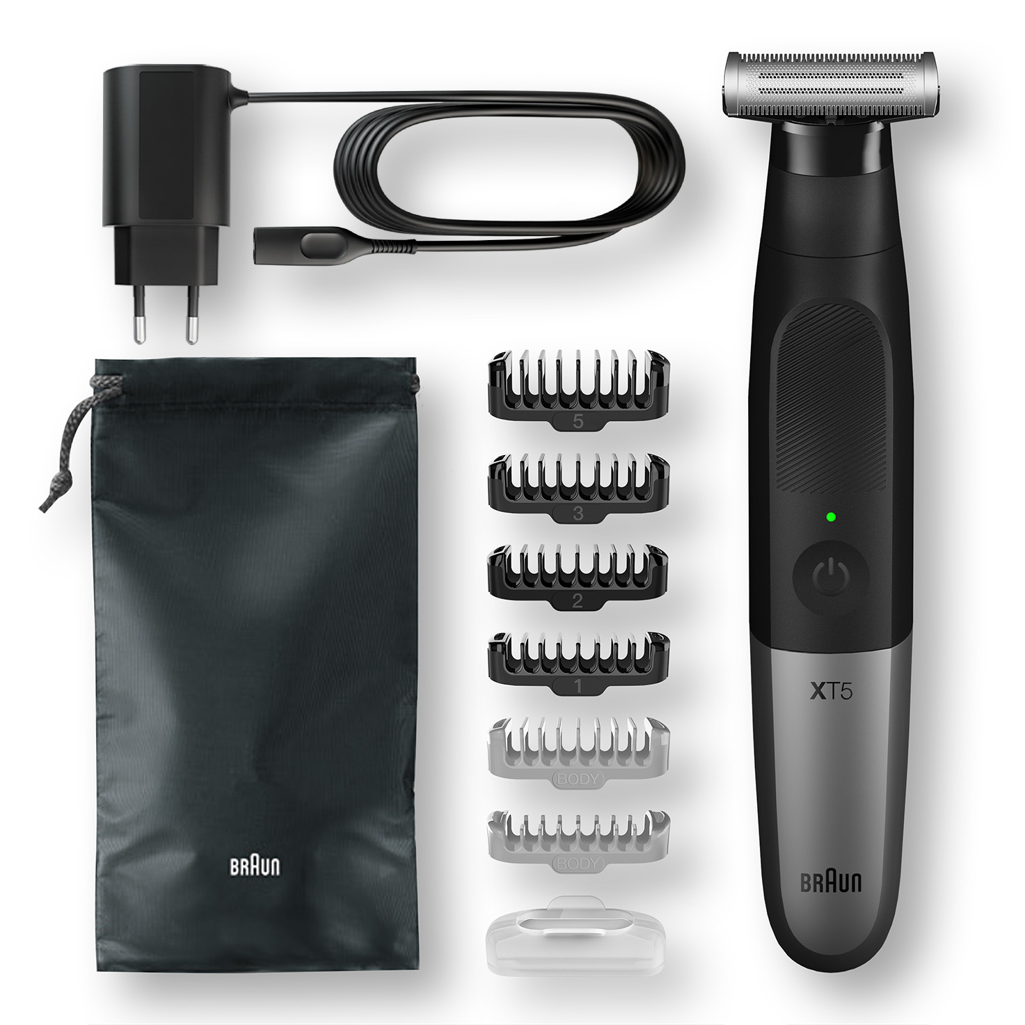 Braun Series X XT5200 Scheerapparaat met scheerblad Trimmer Zwart, Metallic - Afbeelding 2