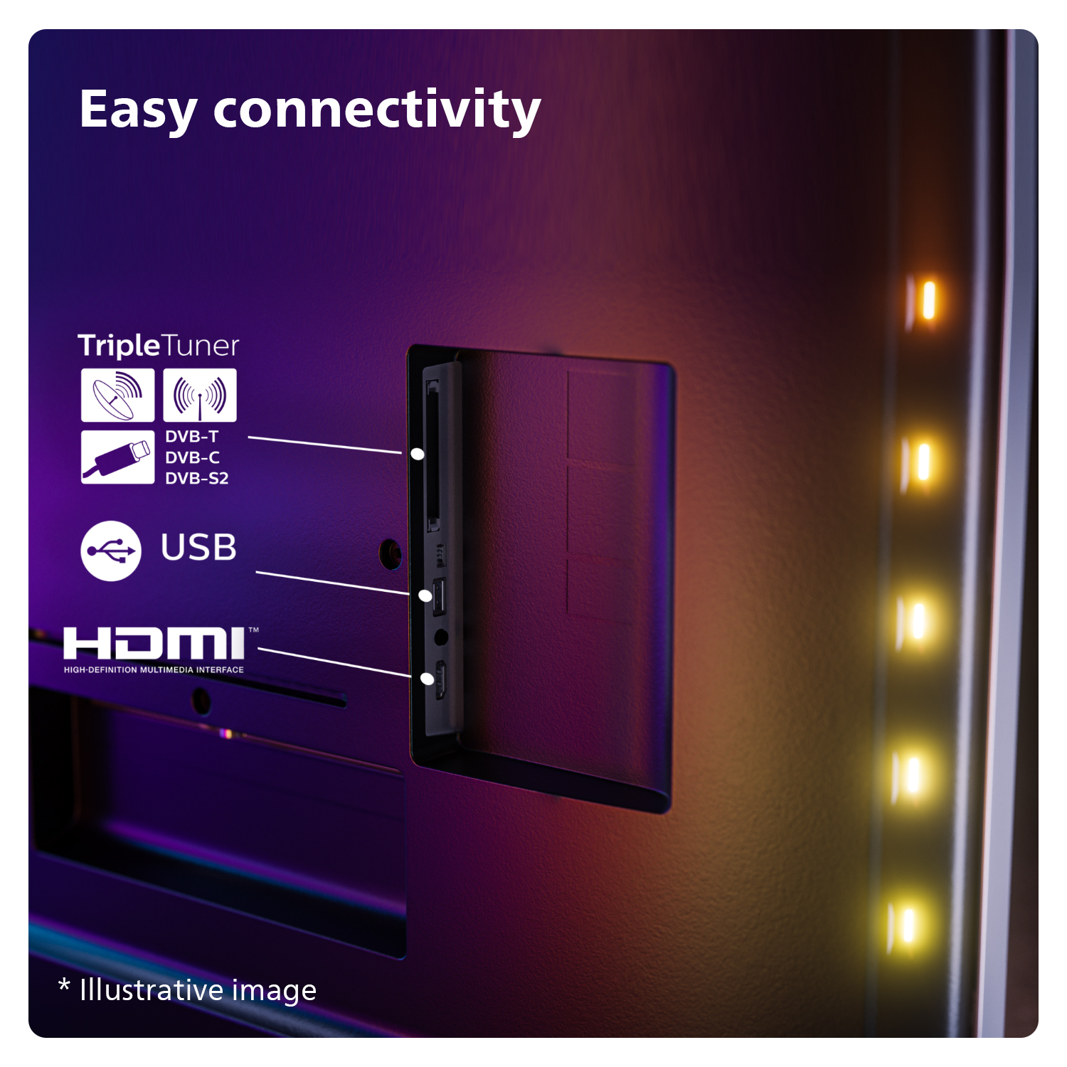 Philips 4K Smart TV QD Mini-LED The Xtra 55PML9019 Ambilight (2024) - Afbeelding 10