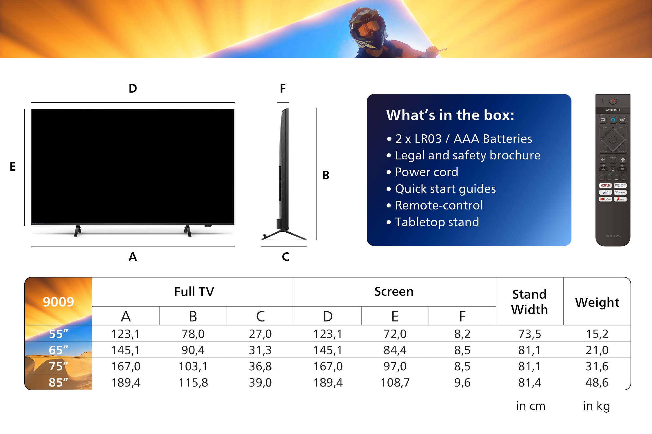 Philips 4K Smart TV QD Mini-LED The Xtra 55PML9019 Ambilight (2024) - Afbeelding 3
