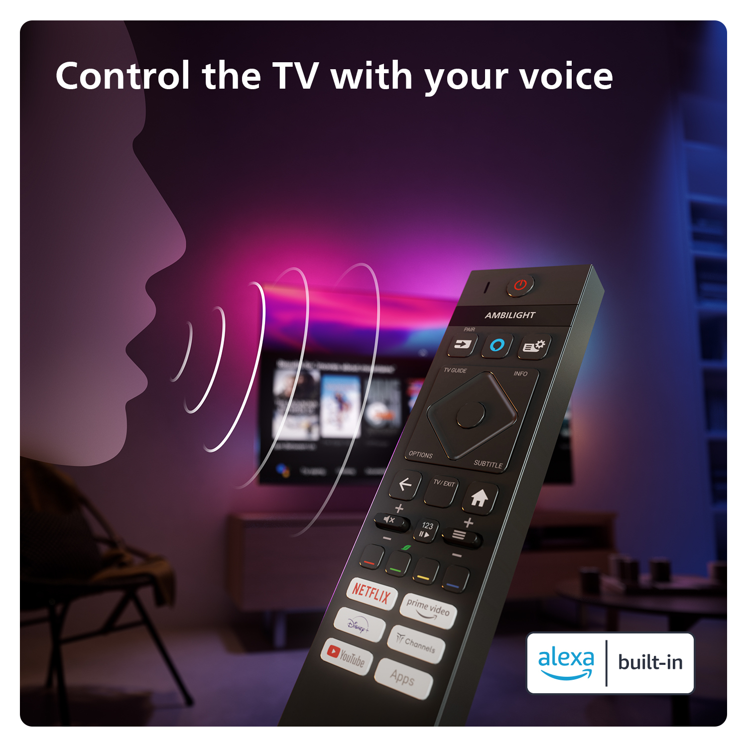 Philips 4K Smart TV QD Mini-LED The Xtra 55PML9019 Ambilight (2024) - Afbeelding 8