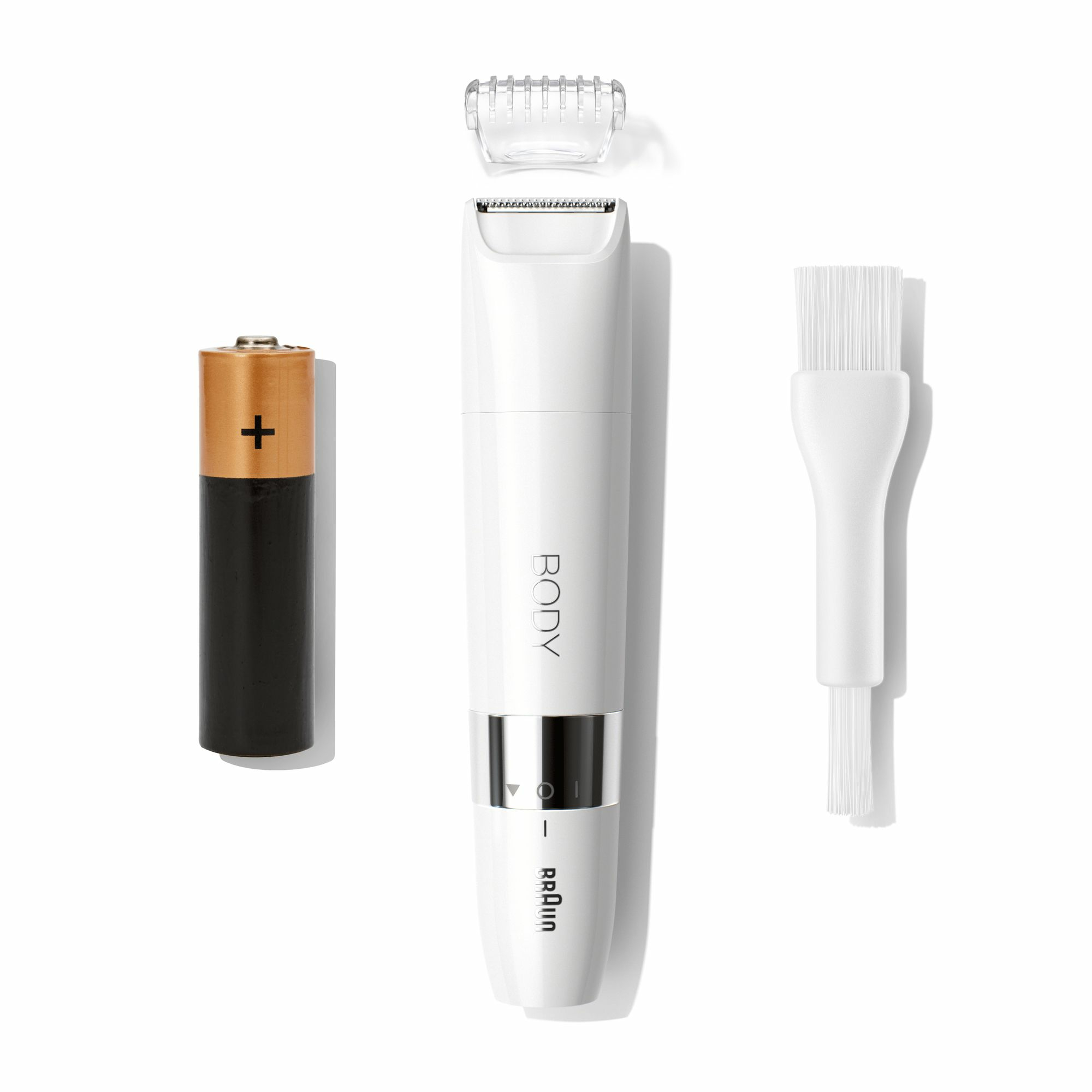 Braun Body BS1000 Mini Trimmer, Elektrische Ontharing Voor Vrouwen En Mannen, Wit - Afbeelding 5