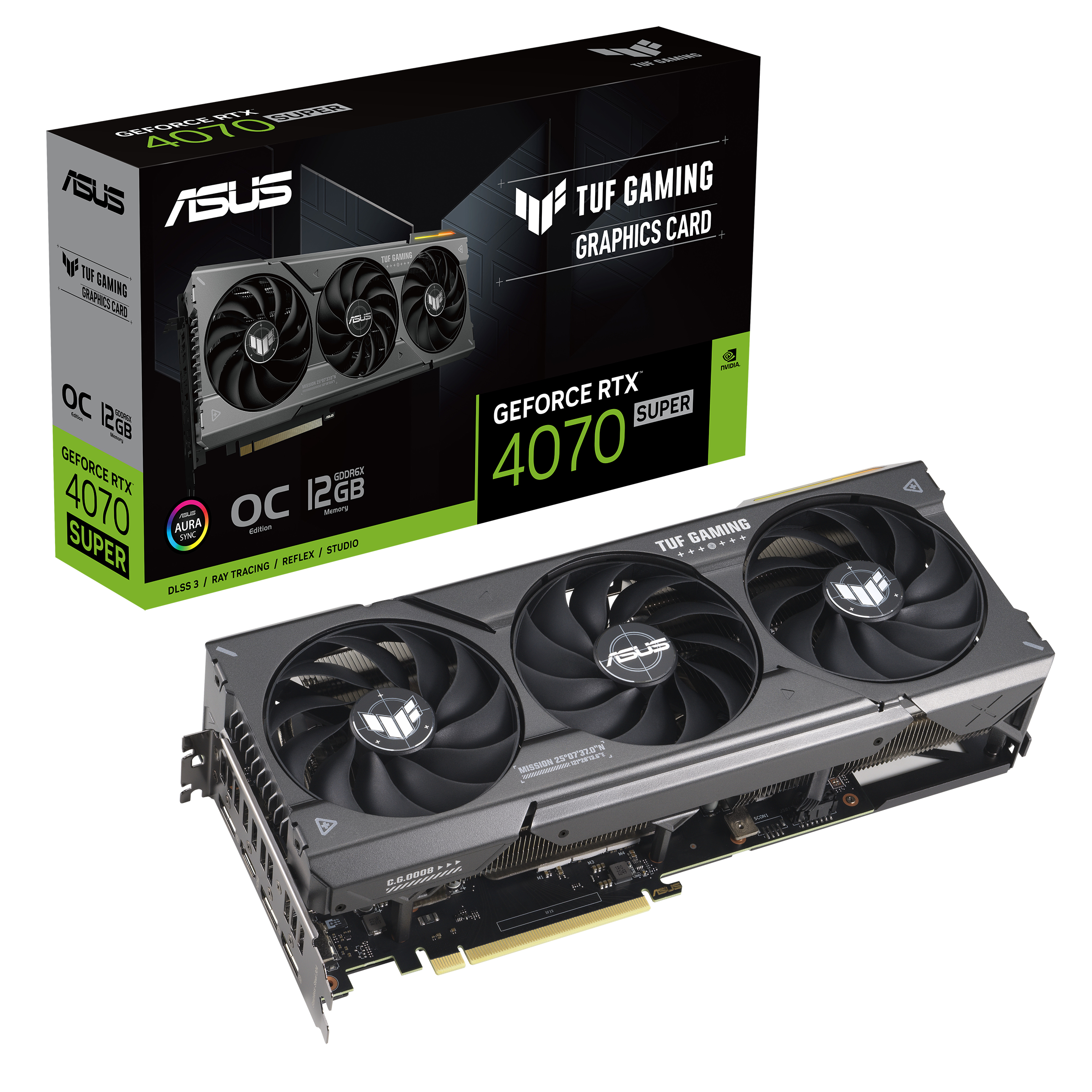 ASUS TUF Gaming TUF-RTX4070S-O12G-GAMING NVIDIA GeForce RTX 4070 SUPER 12 GB GDDR6X - Afbeelding 17