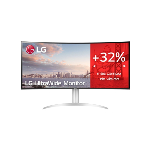 WP95CP - 40 inch - Curved - UltraWide 5K Nano IPS LED Monitor - 5120x2160 - White - Thunderbolt 4 - HAS