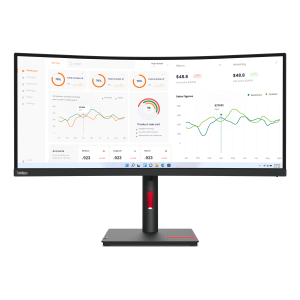 Lenovo ThinkVision T34w-30 LED display 86,4 cm (34") 3440 x 1440 Pixels Wide Quad HD Zwart