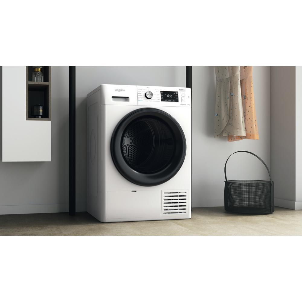 Whirlpool FFT M22 9X2B PL wasdroger Vrijstaand Voorbelading 9 kg A++ Zwart, Wit - Afbeelding 4