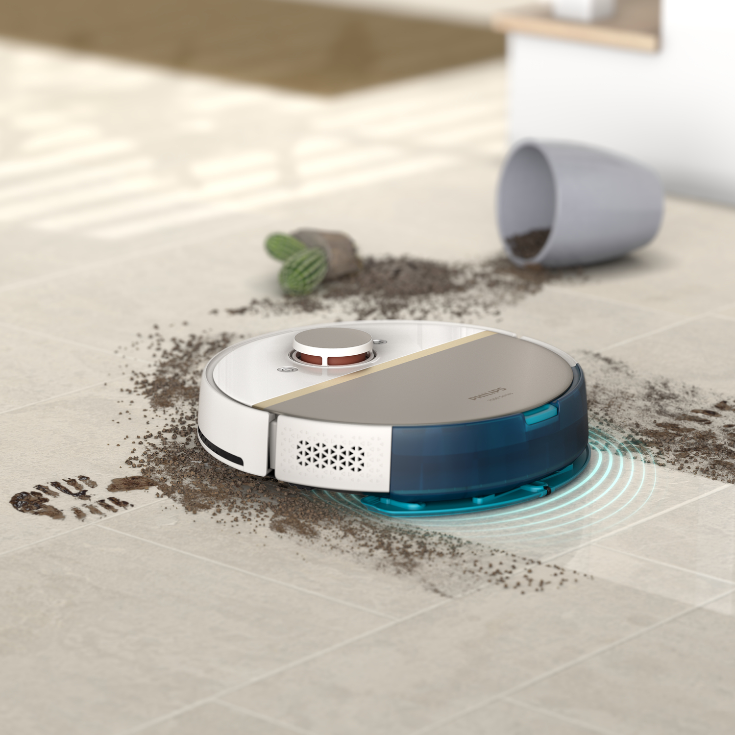 Philips 7000 series HomeRun Aqua XU7000/02 Robotstofzuiger met dweilfunctie - Afbeelding 7