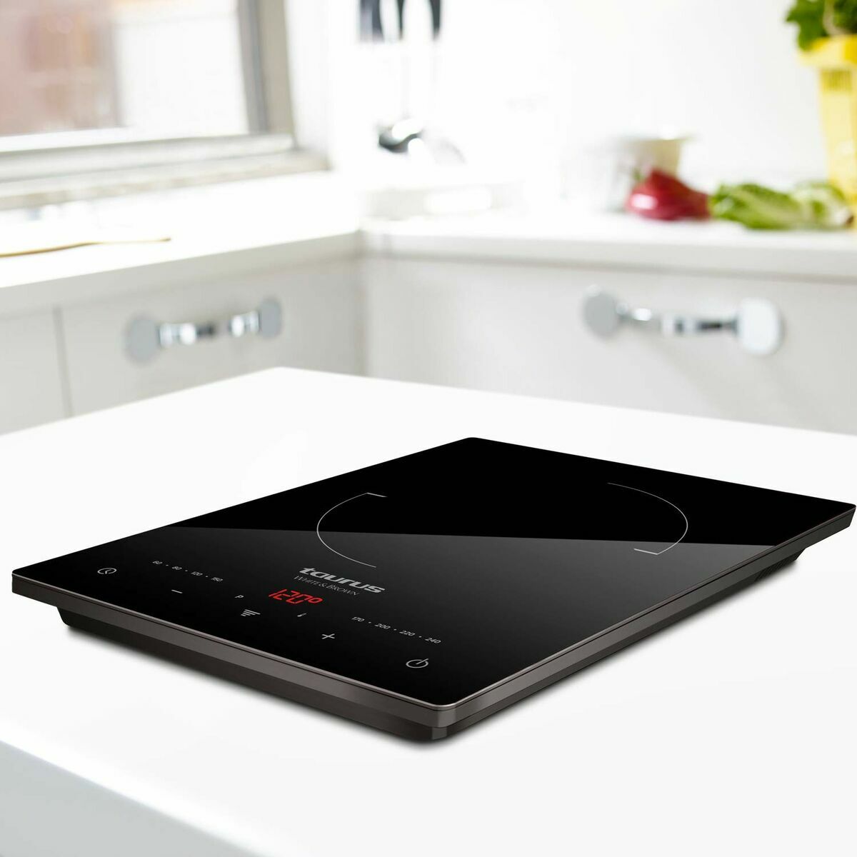 Inductiekookplaat Taurus DARTFIRE DAILY 2000W Zwart 2000 W (30 cm) - Afbeelding 2