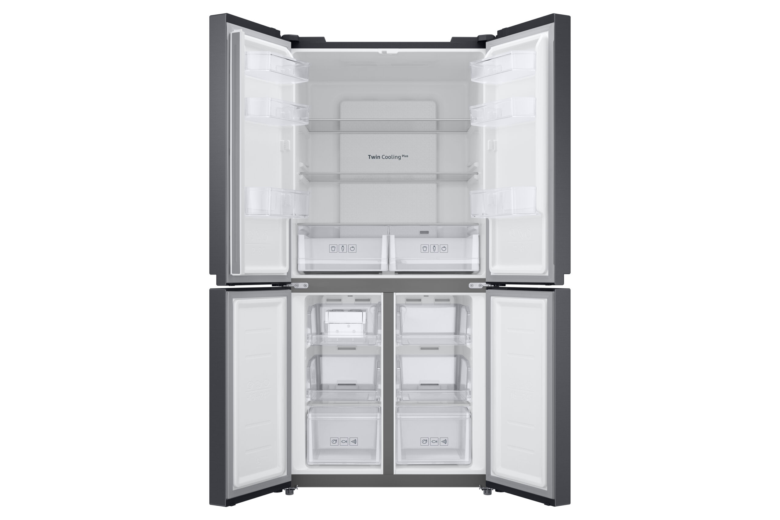 Samsung RF48A400EB4 amerikaanse koelkast Vrijstaand 488 l E Antraciet - Afbeelding 4