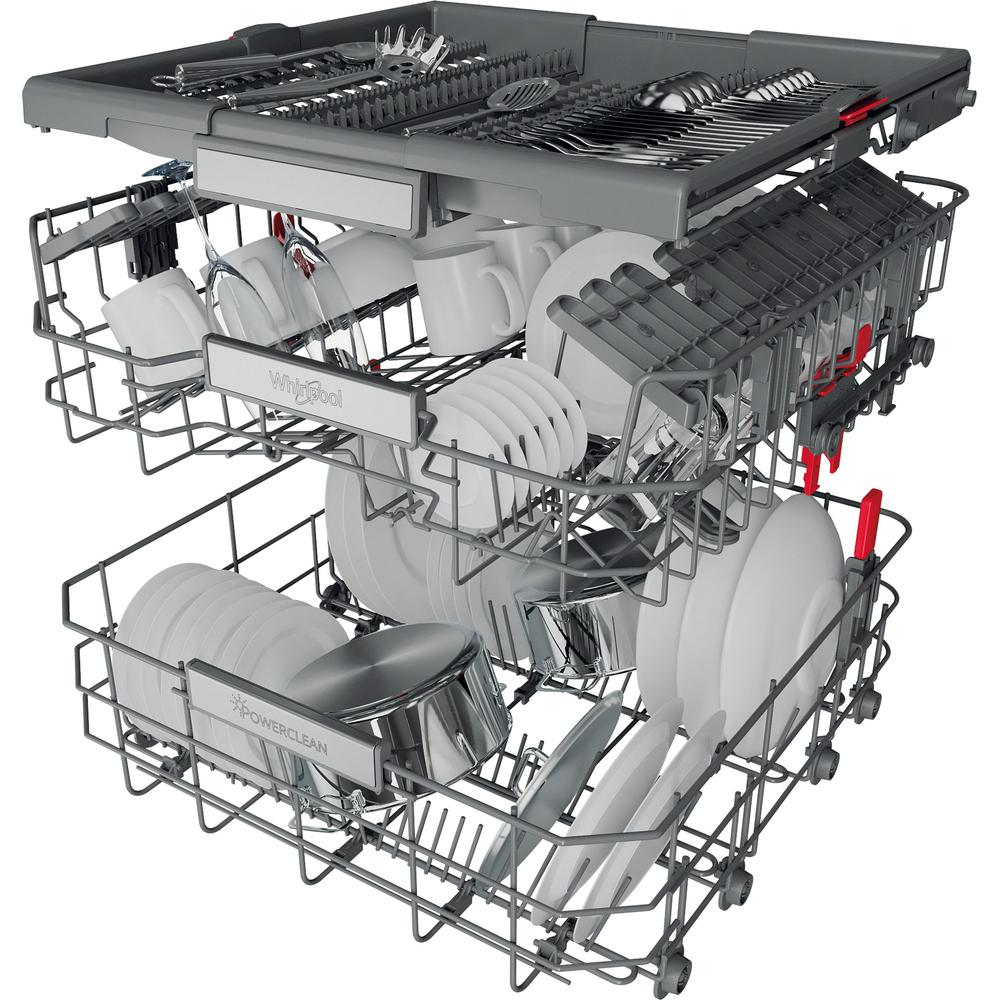 Whirlpool WFO 3P31 PL X Vrijstaand 15 couverts D - Afbeelding 7