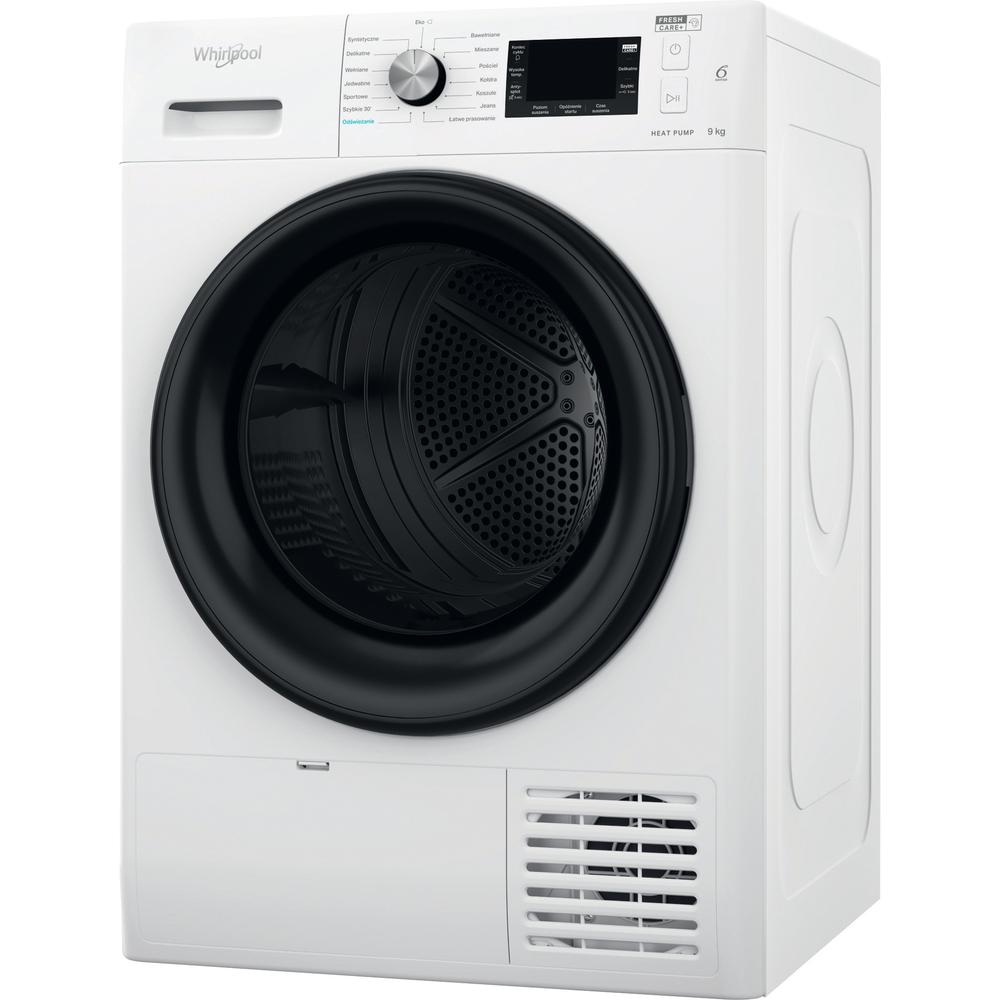 Whirlpool FFT M22 9X2B PL wasdroger Vrijstaand Voorbelading 9 kg A++ Zwart, Wit