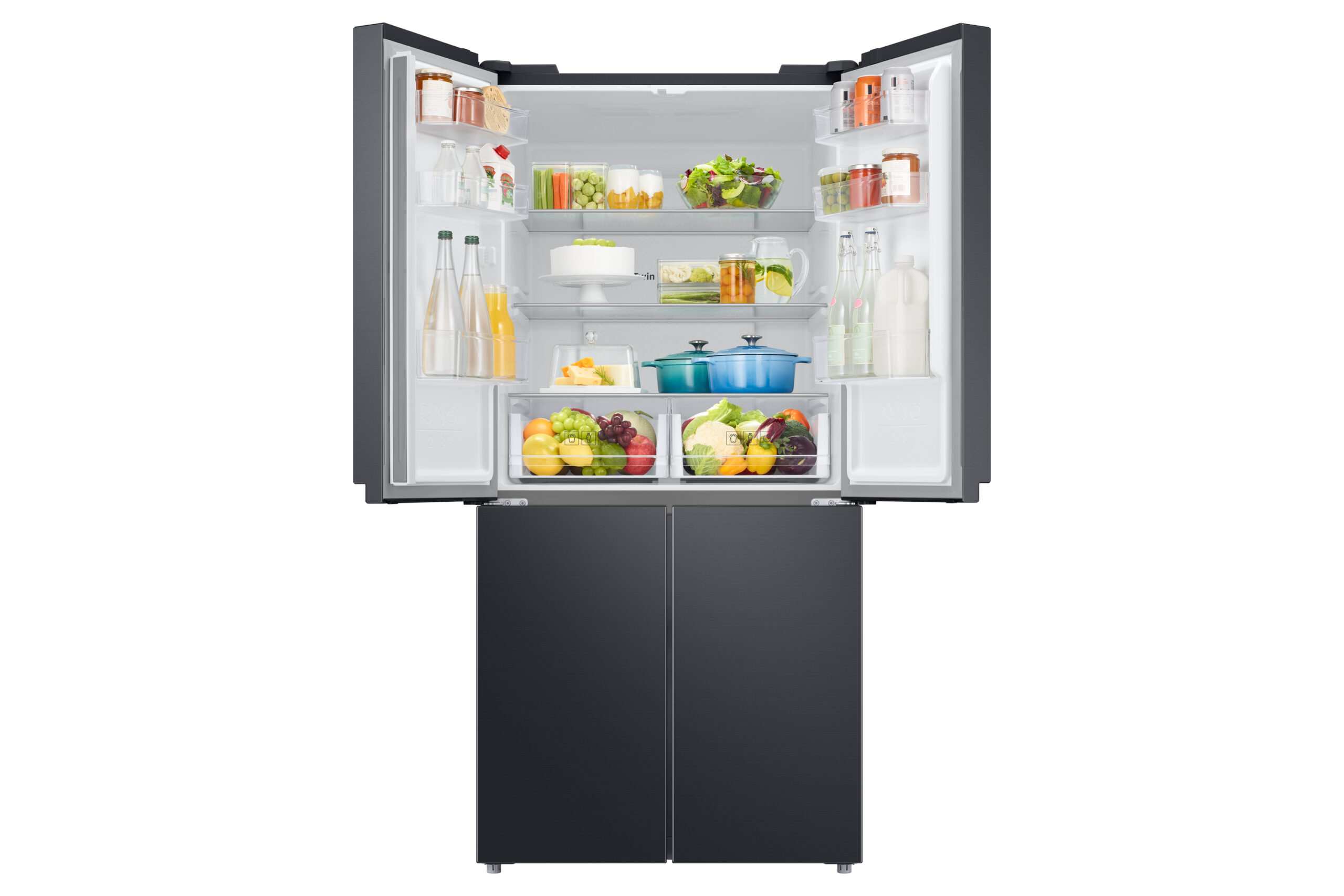 Samsung RF48A400EB4 amerikaanse koelkast Vrijstaand 488 l E Antraciet - Afbeelding 8