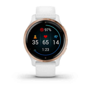 Smartwatch GARMIN 010-02429-13 1,1" Wit Roos Goud