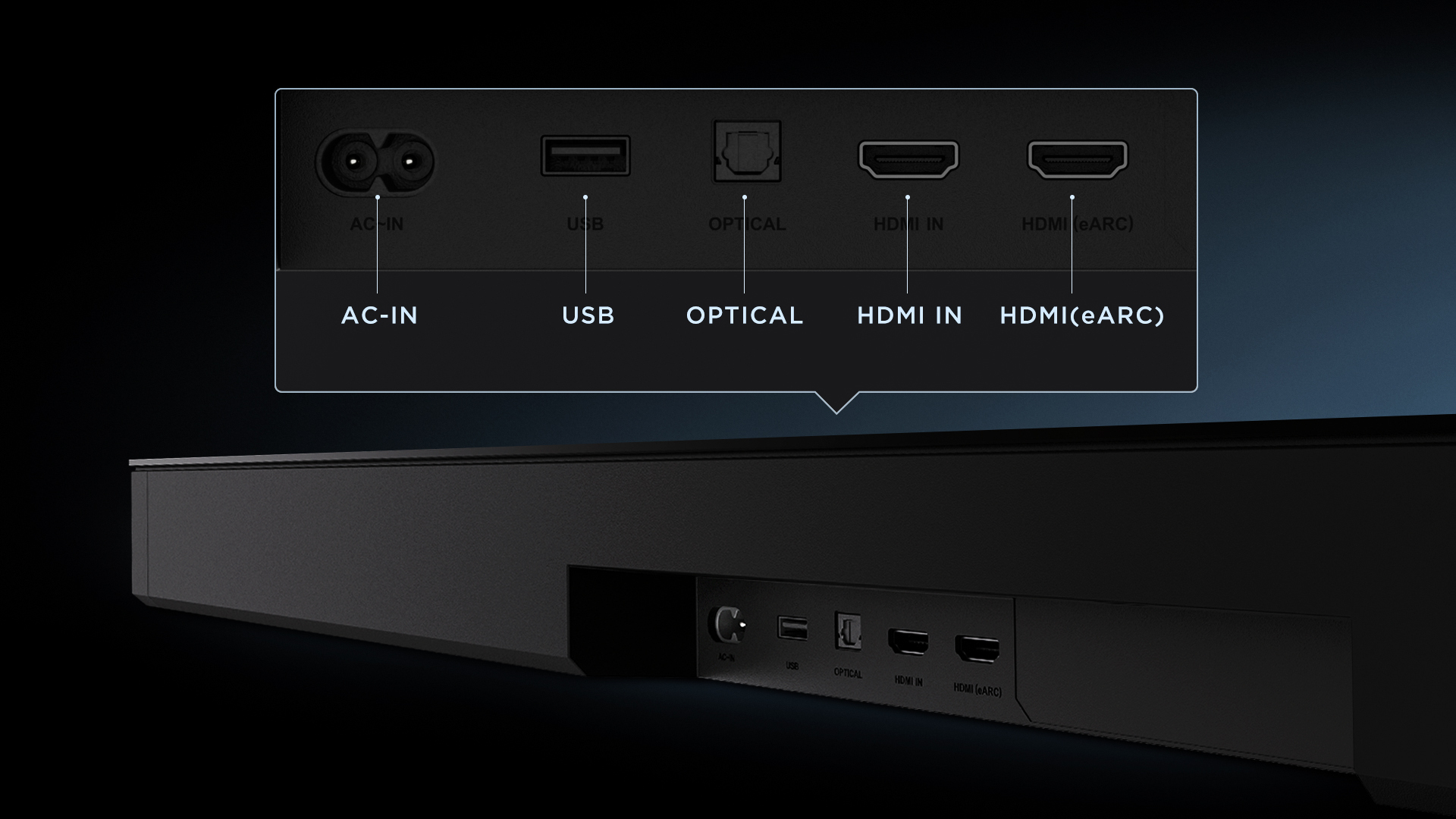 TCL Q Q75H Class 5.1.2 Channel Sound Bar with Dolby Atmos, Ray Danz Technology - Afbeelding 9