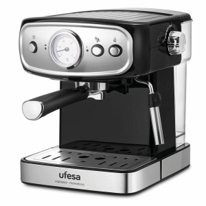 Espresso Koffiemachine UFESA CE7244 1,5 L Zwart Zilverkleurig 850 W