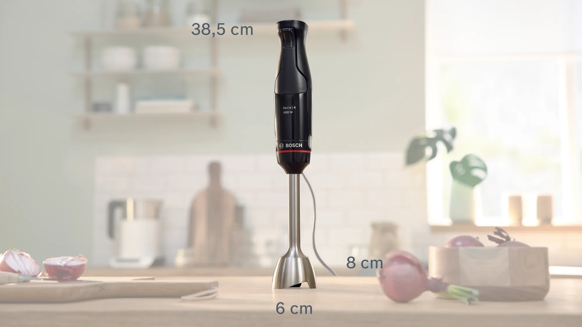 Bosch Serie 4 MSM4B620 blender 0,6 l Staafmixer 1000 W Zwart - Afbeelding 9