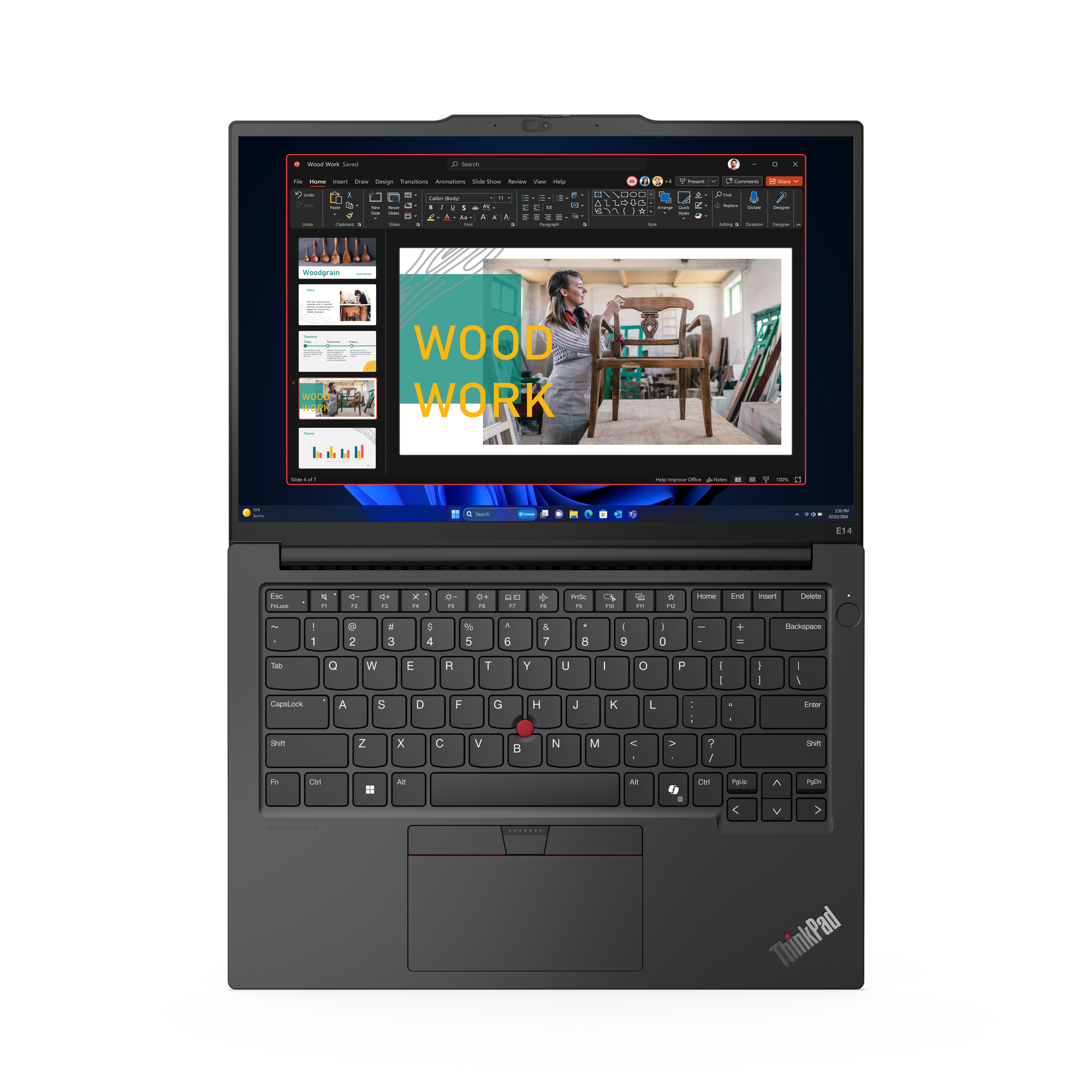 Lenovo ThinkPad E14 Gen 6 (AMD) AMD Ryzen™ 5 7535HS Laptop 35,6 cm (14") WUXGA 16 GB DDR5-SDRAM 512 GB SSD Wi-Fi 6E (802.11ax) Windows 11 Pro Engels Zwart - Afbeelding 8