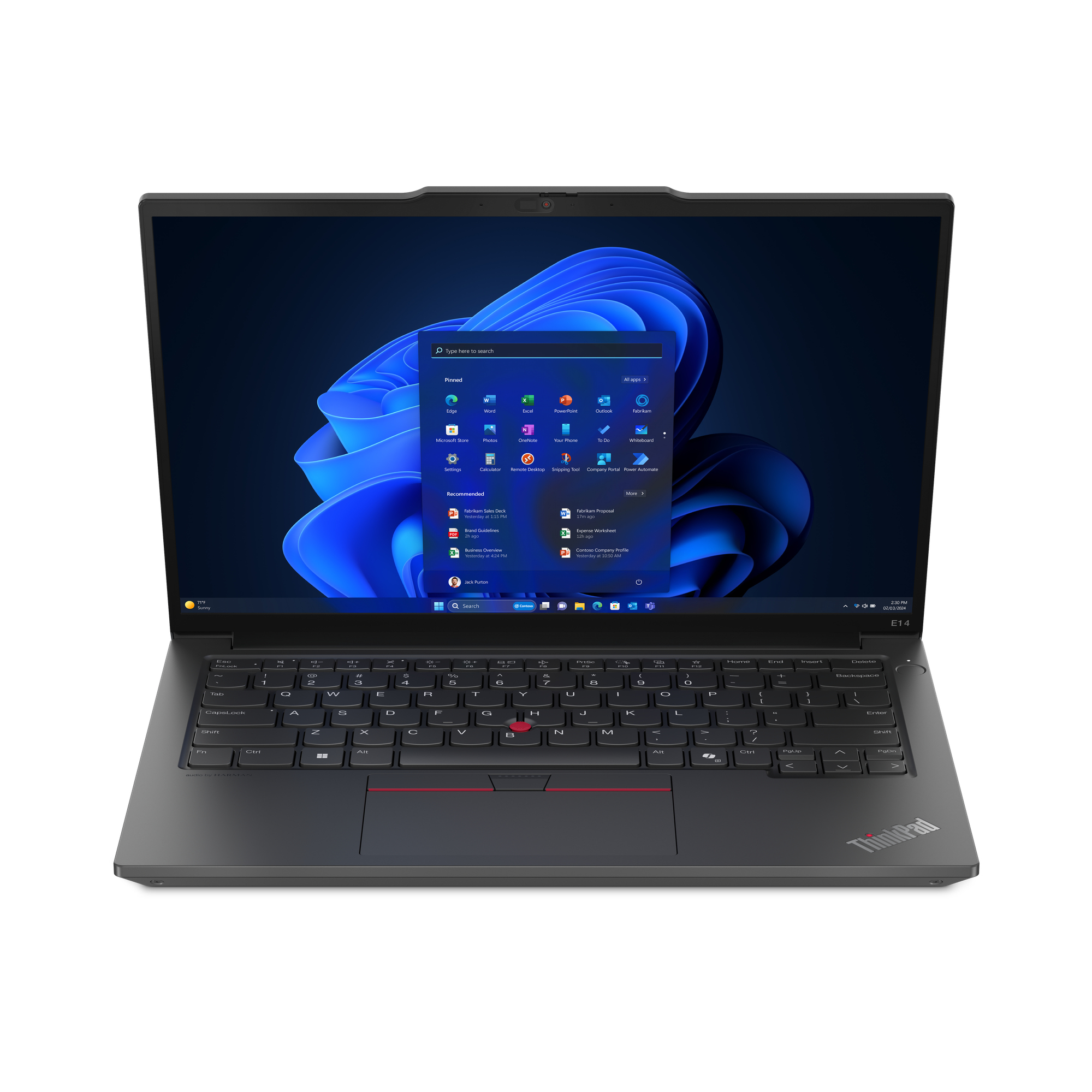Lenovo ThinkPad E14 Gen 6 (AMD) AMD Ryzen™ 5 7535HS Laptop 35,6 cm (14") WUXGA 16 GB DDR5-SDRAM 512 GB SSD Wi-Fi 6E (802.11ax) Windows 11 Pro Engels Zwart - Afbeelding 15