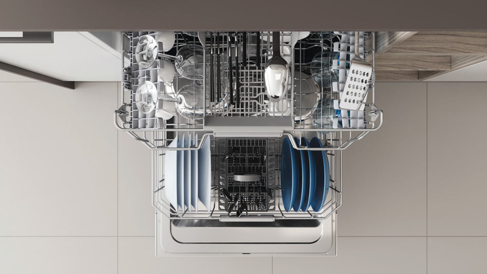 Indesit DIO 3C24 AC E Volledig ingebouwd 14 couverts - Afbeelding 17