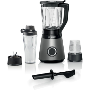 Bosch Serie 4 MMB6177S blender 1,5 l Blender voor op aanrecht 1200 W Zwart, Zilver
