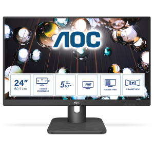 AOC E1 24E1Q computer monitor 60,5 cm (23.8") 1920 x 1080 Pixels Full HD LED Zwart
