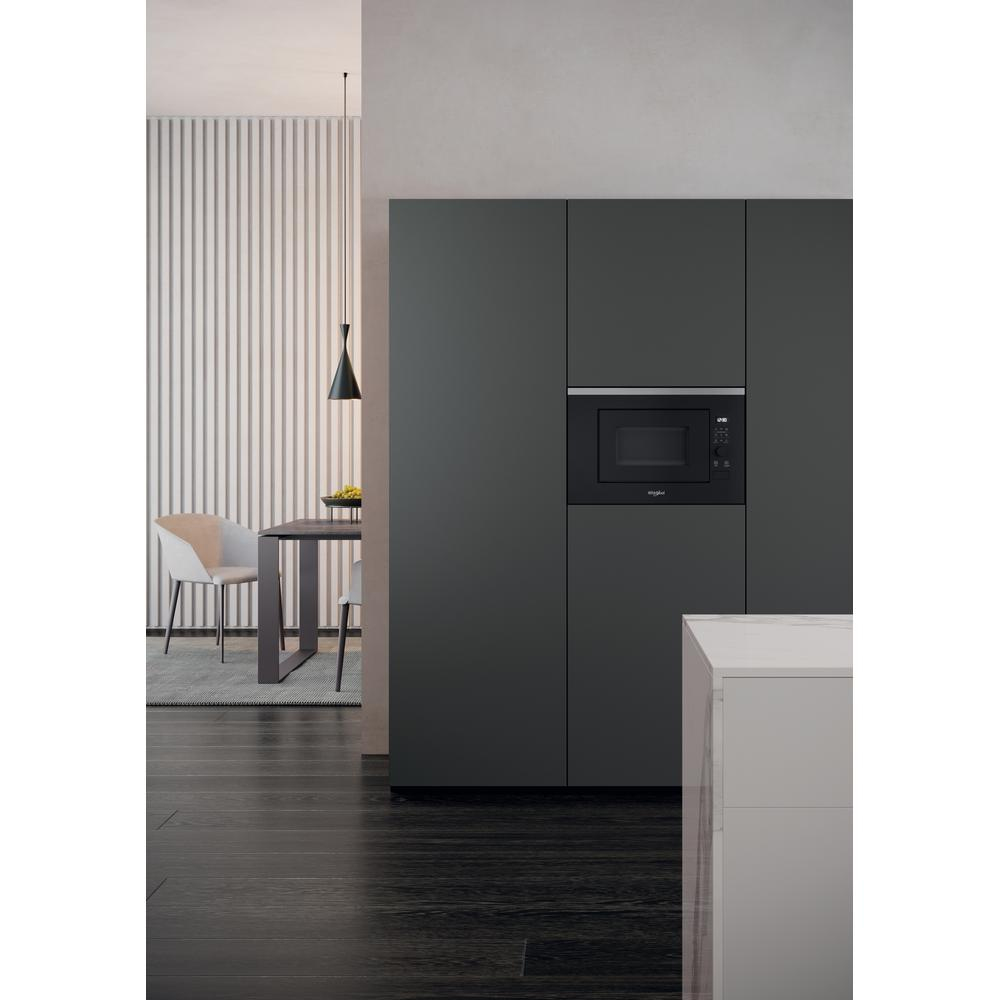 Whirlpool WMF201G Zwart, Roestvrijstaal Grill-magnetron Ingebouwd 20 l 800 W - Afbeelding 3