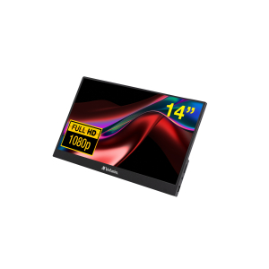 Verbatim 49590 computer monitor 35,6 cm (14") 1920 x 1080 Pixels Full HD LCD Zwart
