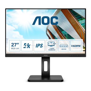 AOC P2 U27P2 LED display 68,6 cm (27") 3840 x 2160 Pixels 4K Ultra HD Zwart