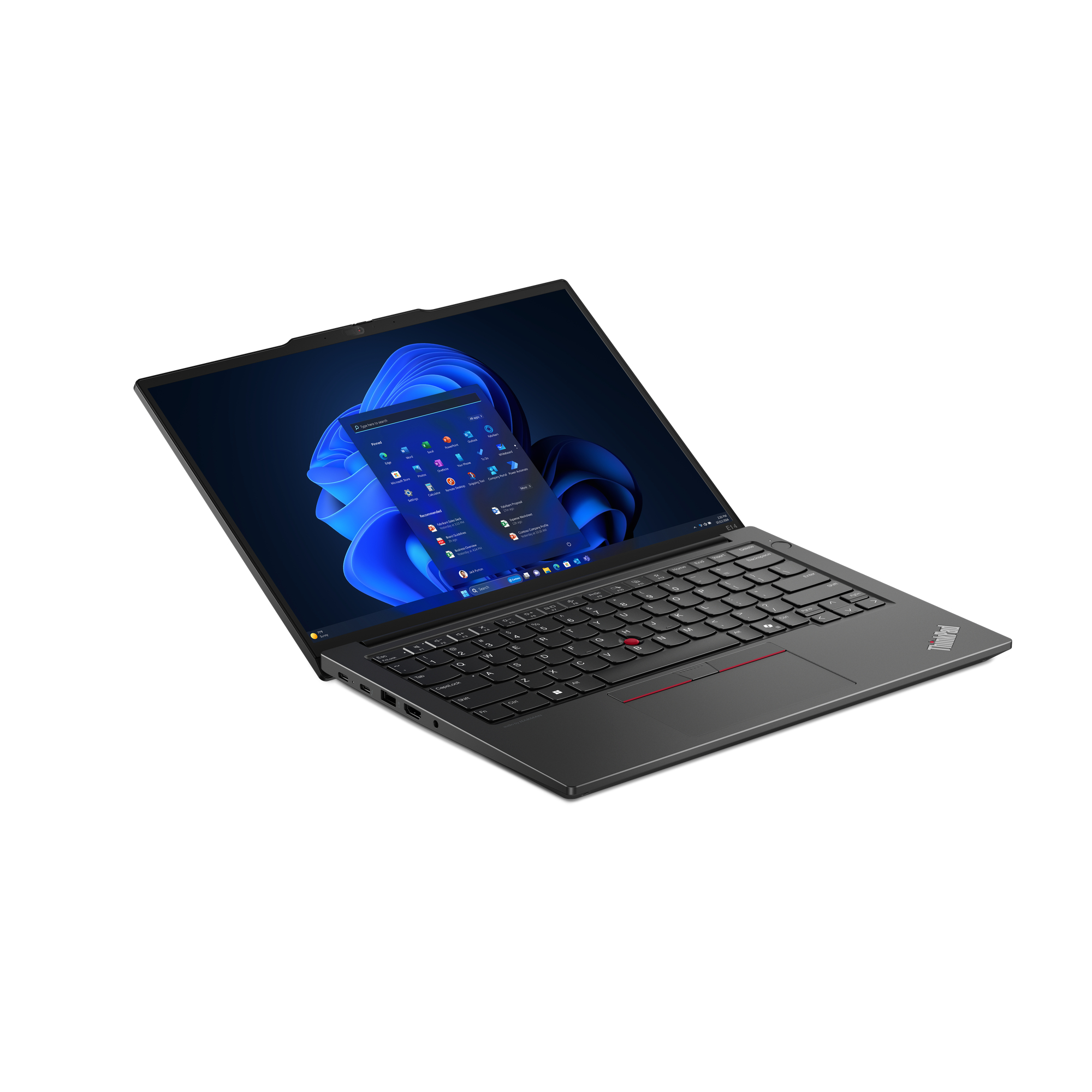Lenovo ThinkPad E14 Gen 6 (Intel) Intel Core Ultra 5 125U Laptop 35,6 cm (14") WUXGA 16 GB DDR5-SDRAM 512 GB SSD Wi-Fi 6E (802.11ax) Windows 11 Pro Engels Zwart - Afbeelding 10