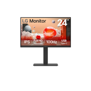 LG 24BA750-B computer monitor 60,5 cm (23.8") 1920 x 1080 Pixels Full HD LCD Zwart