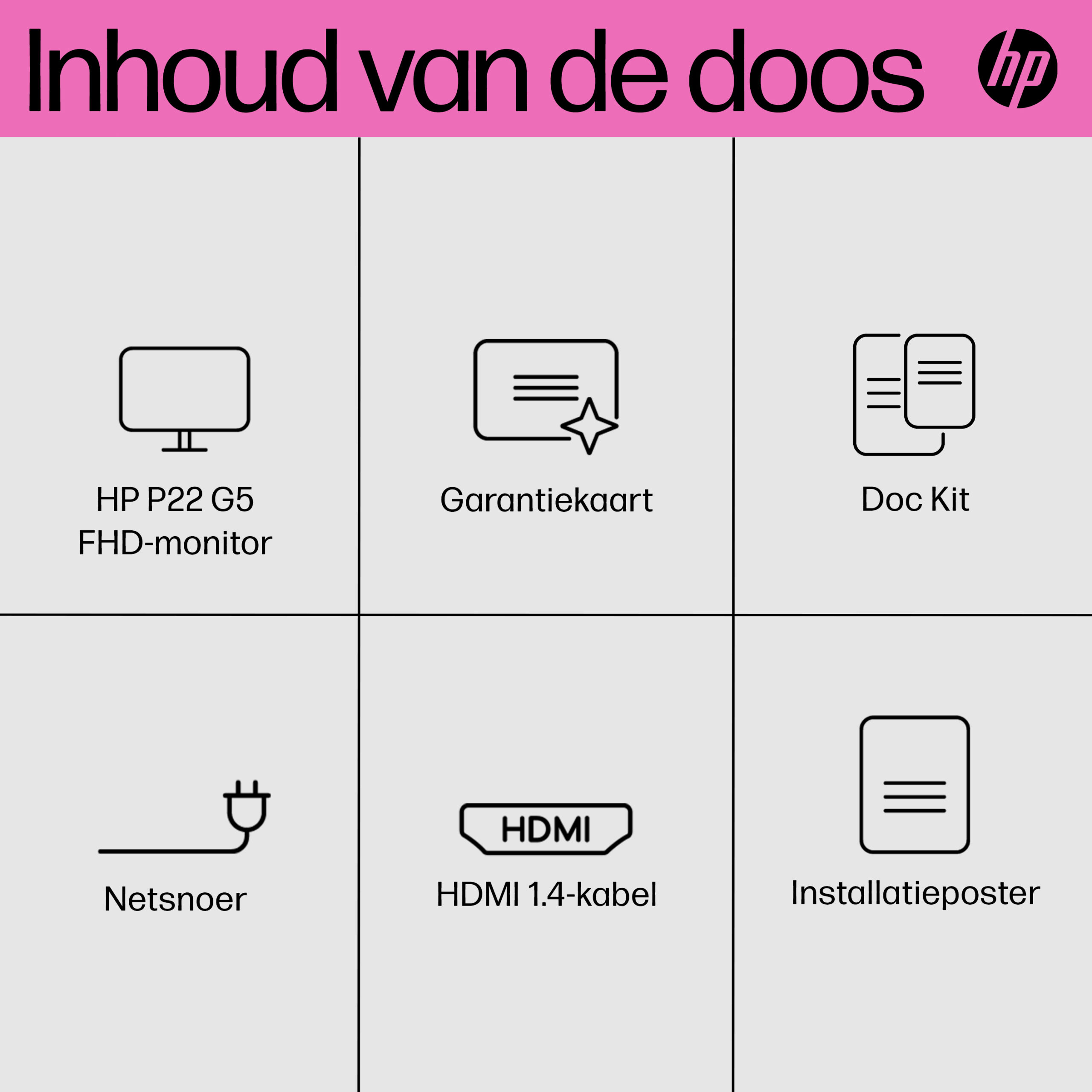 HP P22 G5 FHD-monitor