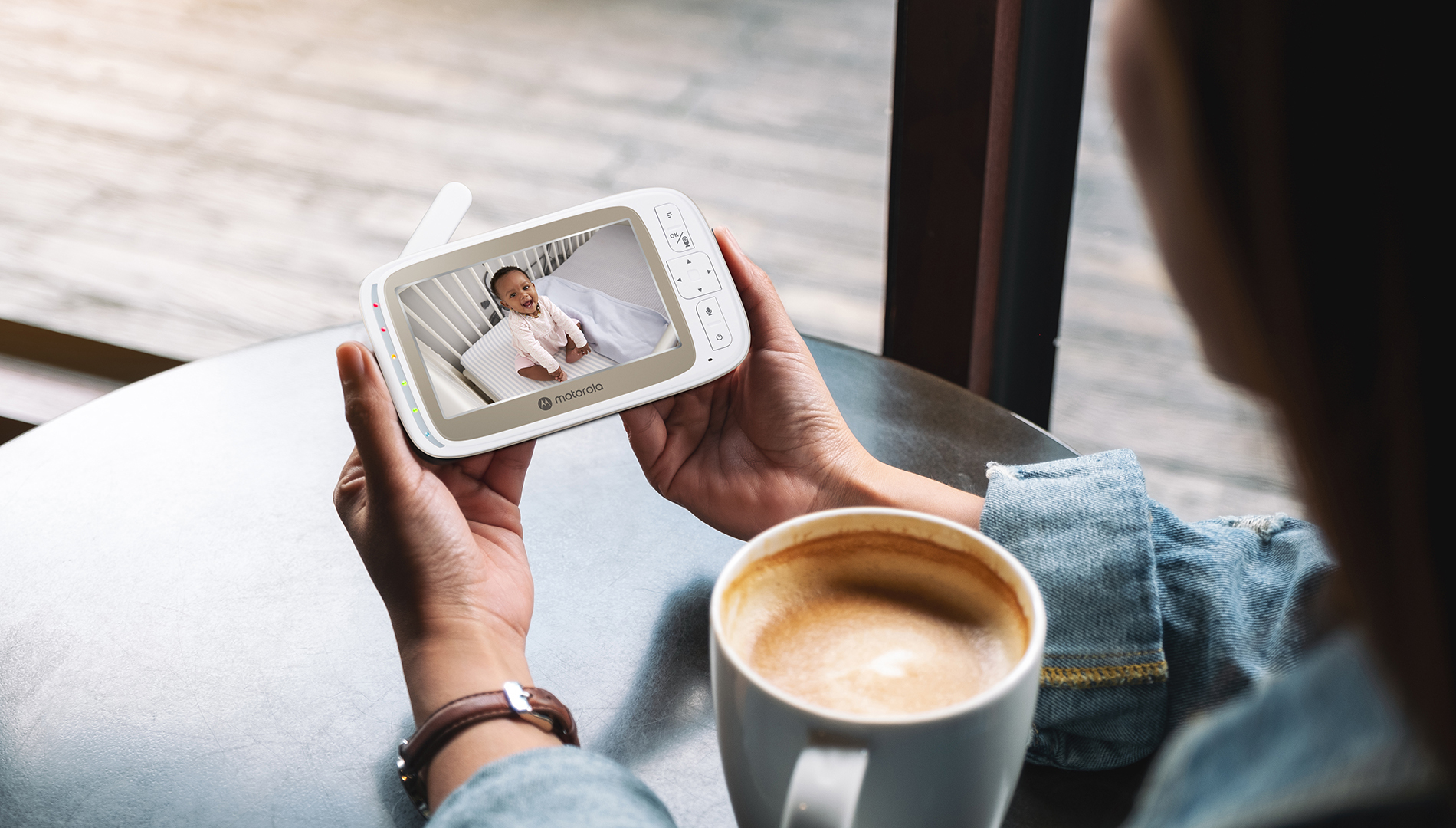 Motorola VM85 CONNECT 300 m Wi-Fi/FHSS Wit - Afbeelding 4