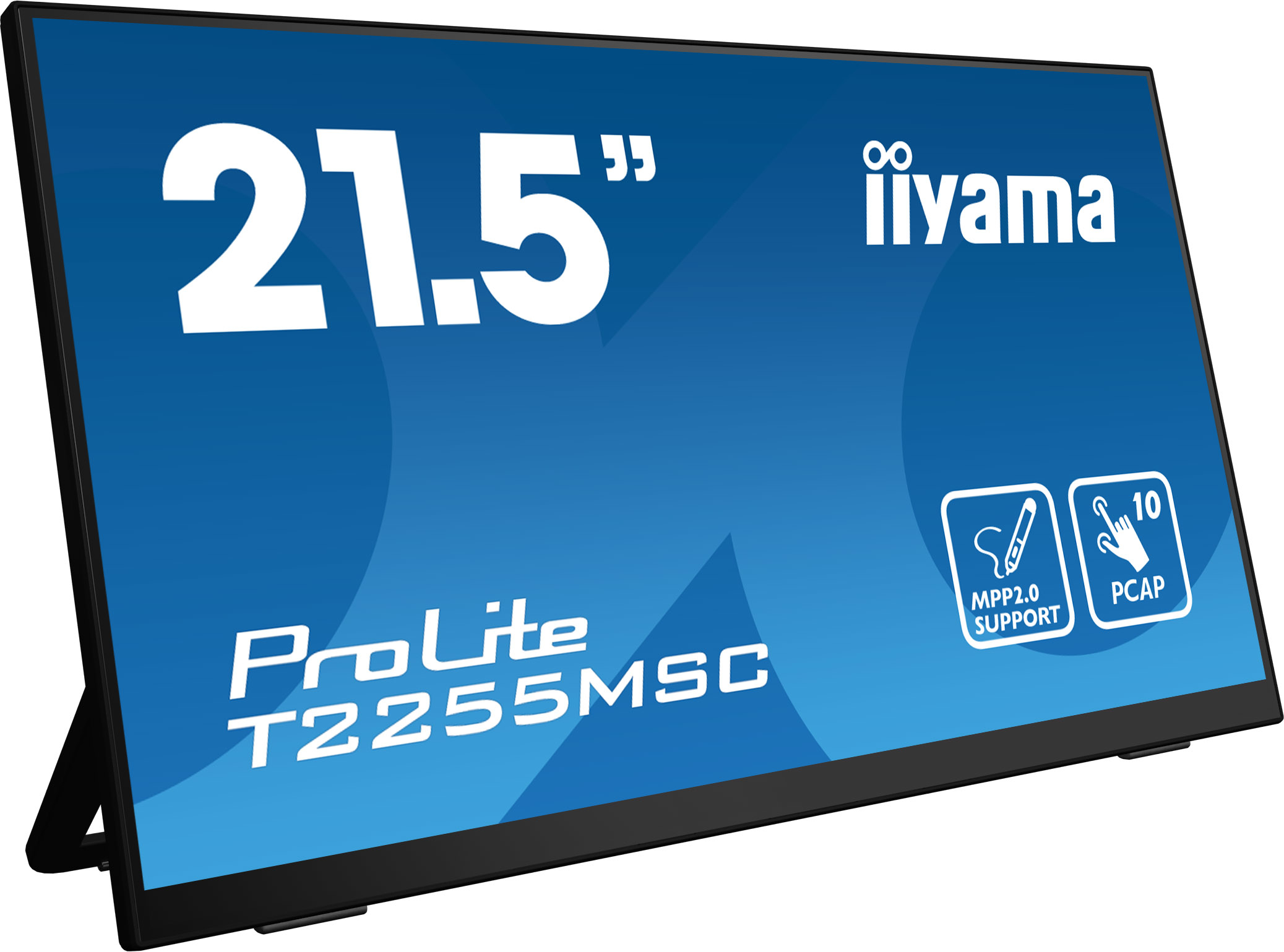 iiyama ProLite T2255MSC-B1 computer monitor 54,6 cm (21.5") 1920 x 1080 Pixels Full HD LCD Touchscreen Zwart - Afbeelding 2