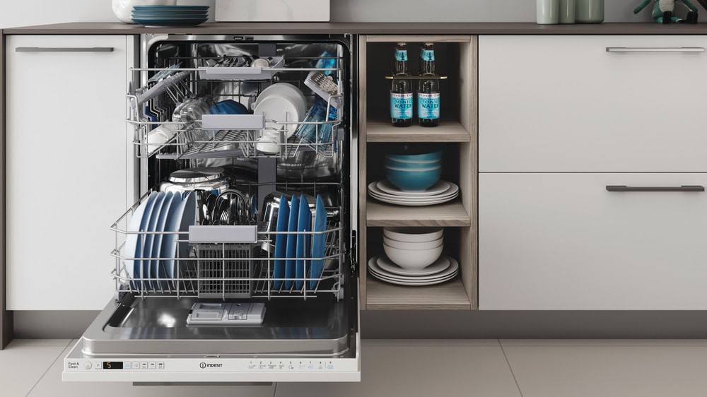 Indesit DIO 3C24 AC E Volledig ingebouwd 14 couverts - Afbeelding 3