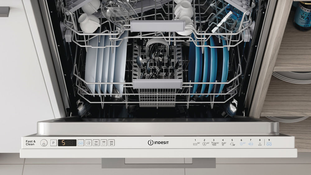 Indesit DIO 3C24 AC E Volledig ingebouwd 14 couverts - Afbeelding 12