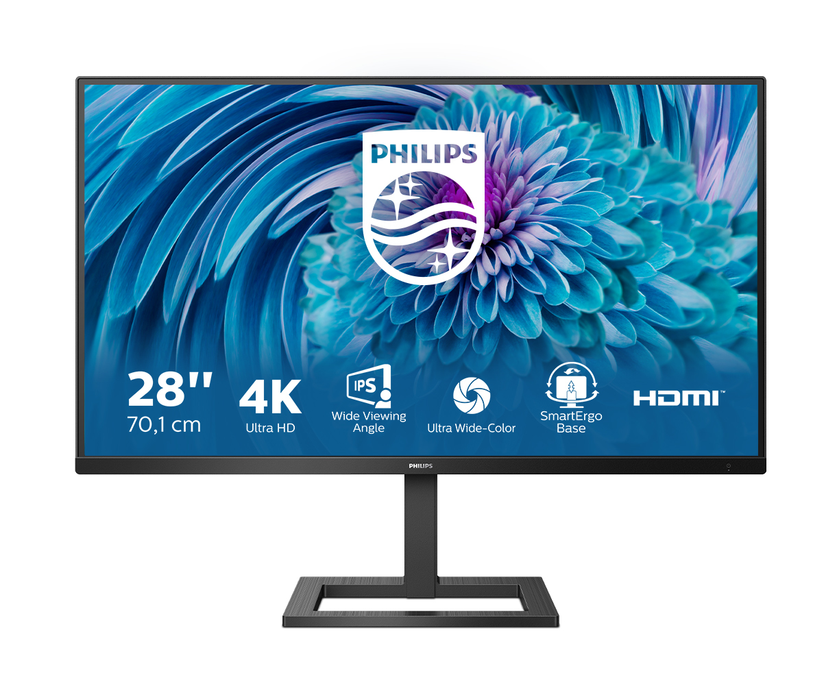 Philips E Line 288E2UAE/00 computer monitor 71,1 cm (28") 3840 x 2160 Pixels 4K Ultra HD LCD Zwart - Afbeelding 2
