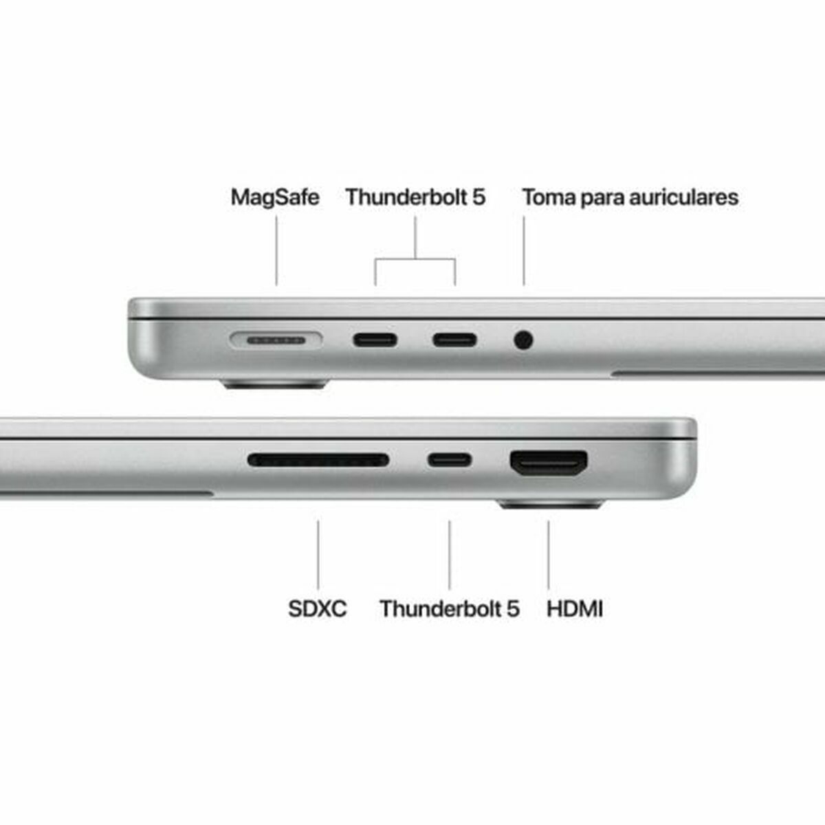 Laptop Apple MX2G3Y/A 14,2" M2 36 GB RAM 1 TB SSD - Afbeelding 7