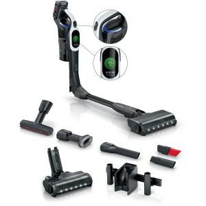 Bosch BCS1041WAC steelstofzuiger & elektrische bezem Batterij/Accu Droog HEPA Zakloos 0,4 l 23,5 W Zwart, Wit 4 Ah