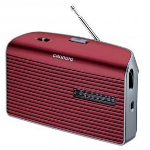 Grundig Music 60 Persoonlijk Analoog Rood, Zilver