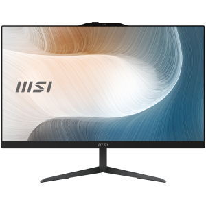 MSI Modern AM242 1M-1219EU All-in-One PC/workstation Intel Core 5 120U 60,5 cm (23.8") 1920 x 1080 Pixels Alles-in-één-pc 8 GB DDR5-SDRAM 512 GB SSD Windows 11 Pro Wi-Fi 6E (802.11ax) Zwart