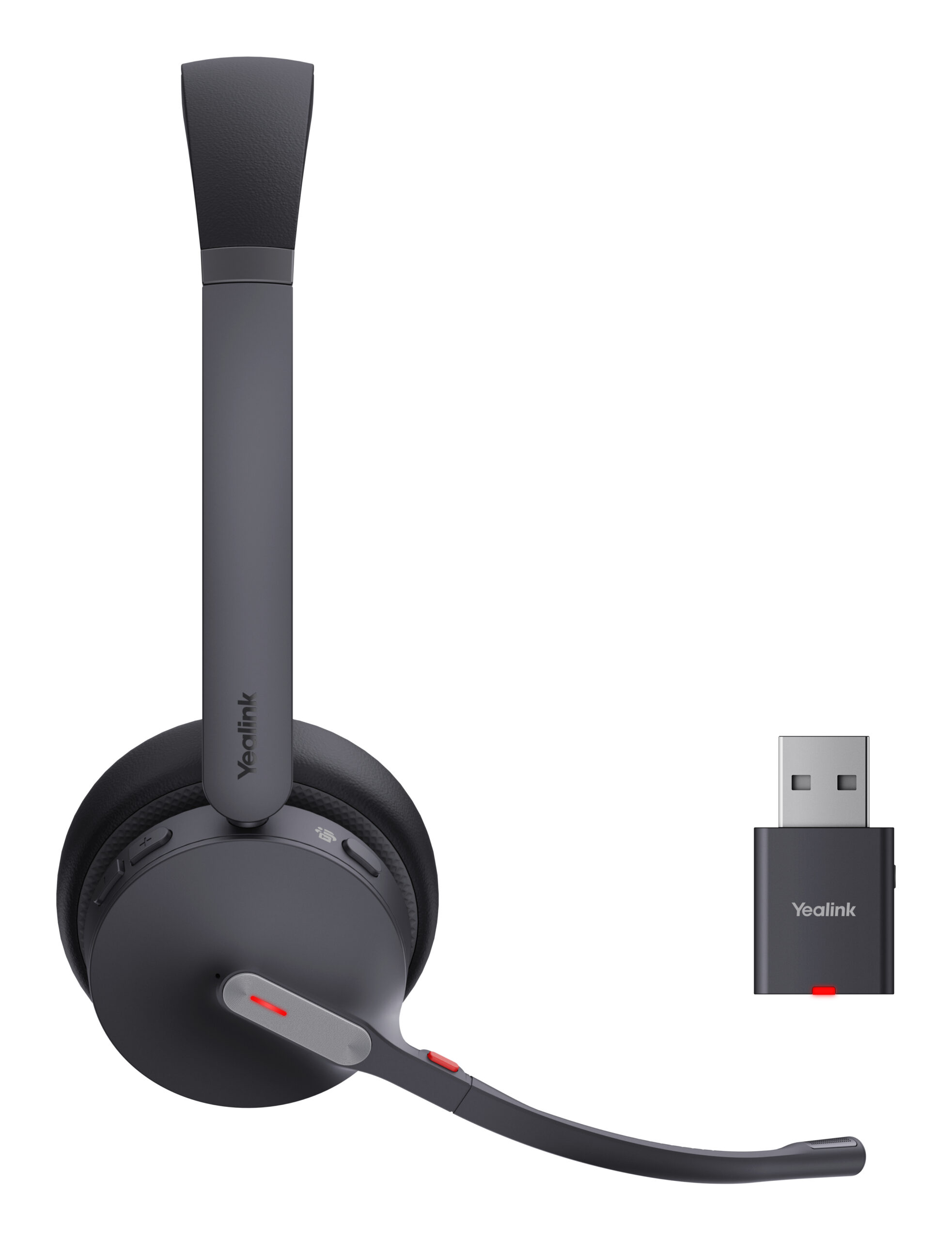 Yealink WH64 Hybrid Dual Teams Headset Draadloos Hoofdband Kantoor/callcenter Micro-USB Bluetooth Zwart - Afbeelding 3